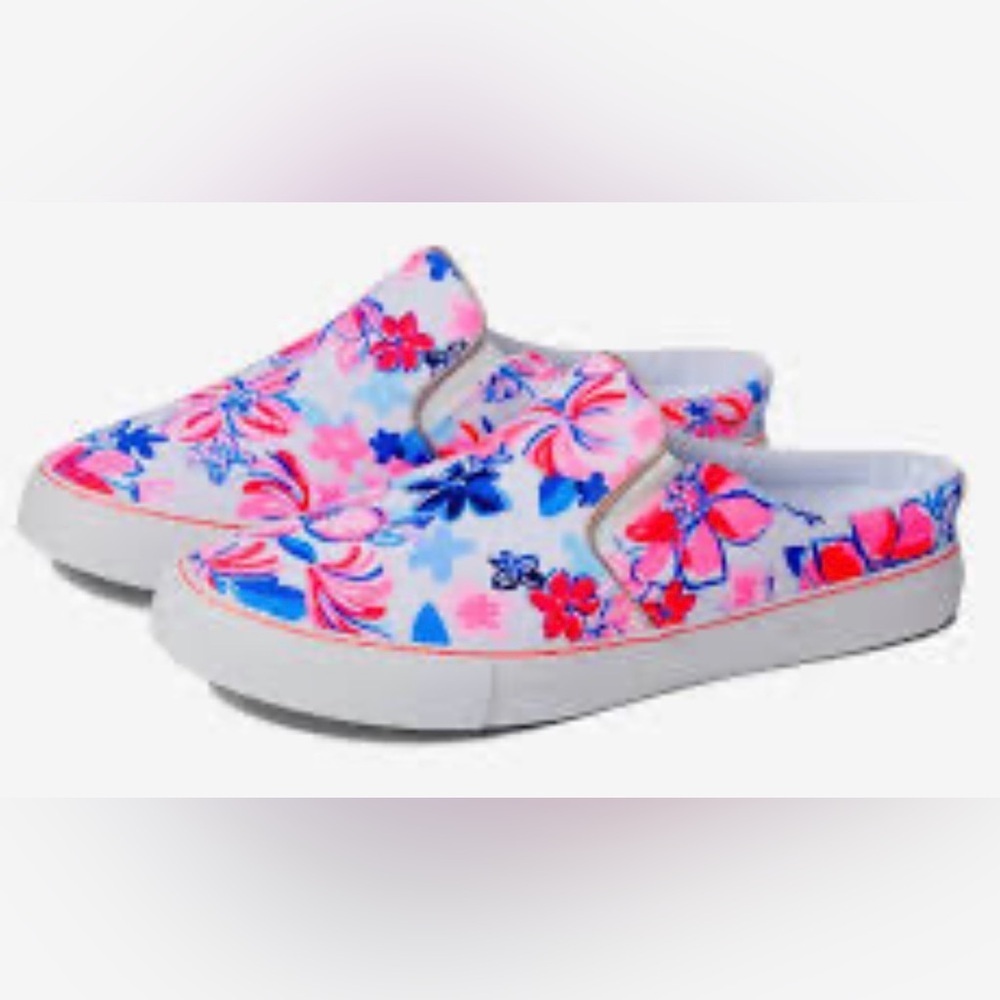 Lilly Pulitzer Womens Julie Mule Sneaker Party Like a Lobster USA 10